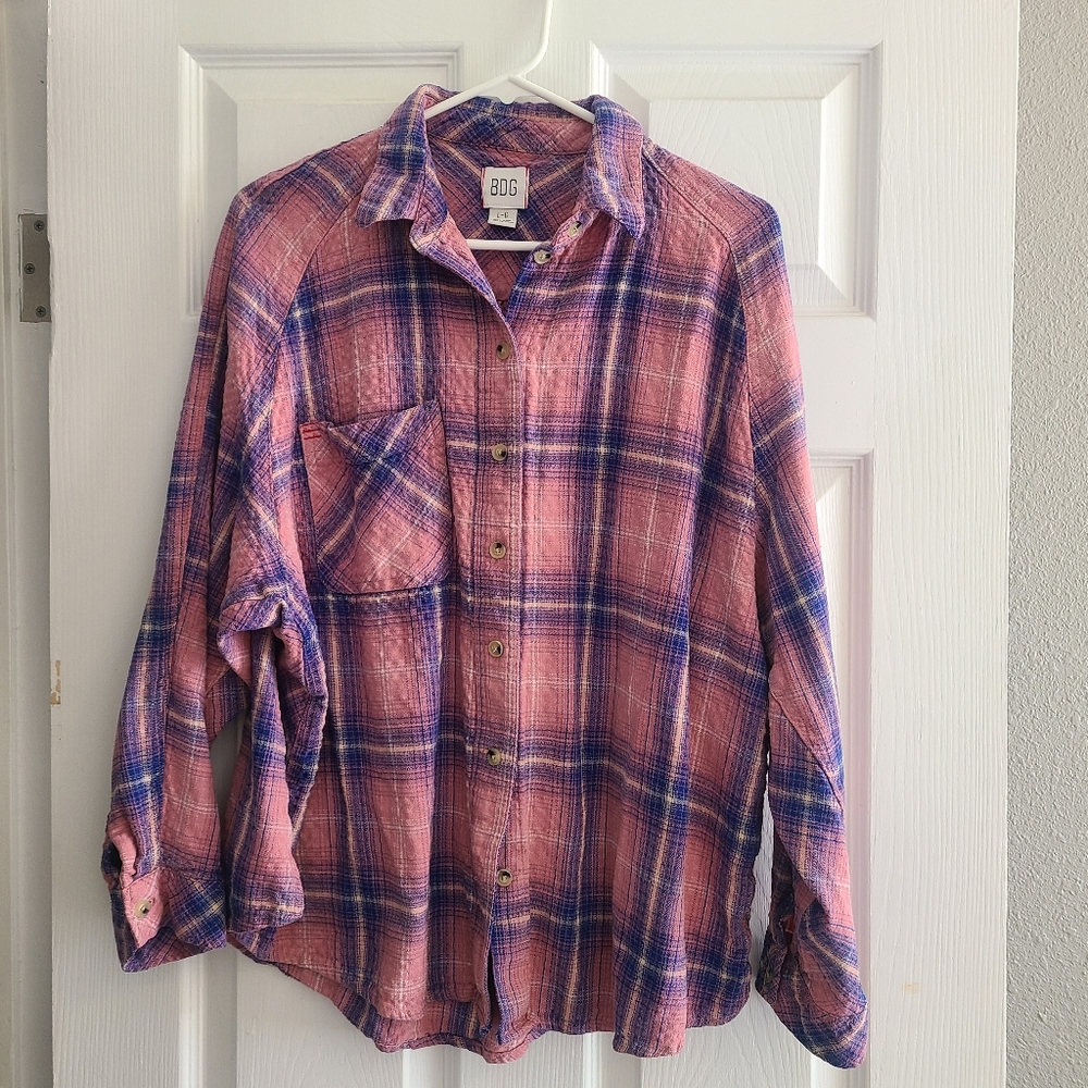 Urban Outfitters plaid button down